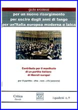 Quaderno "Nuovo Risorgimento"
